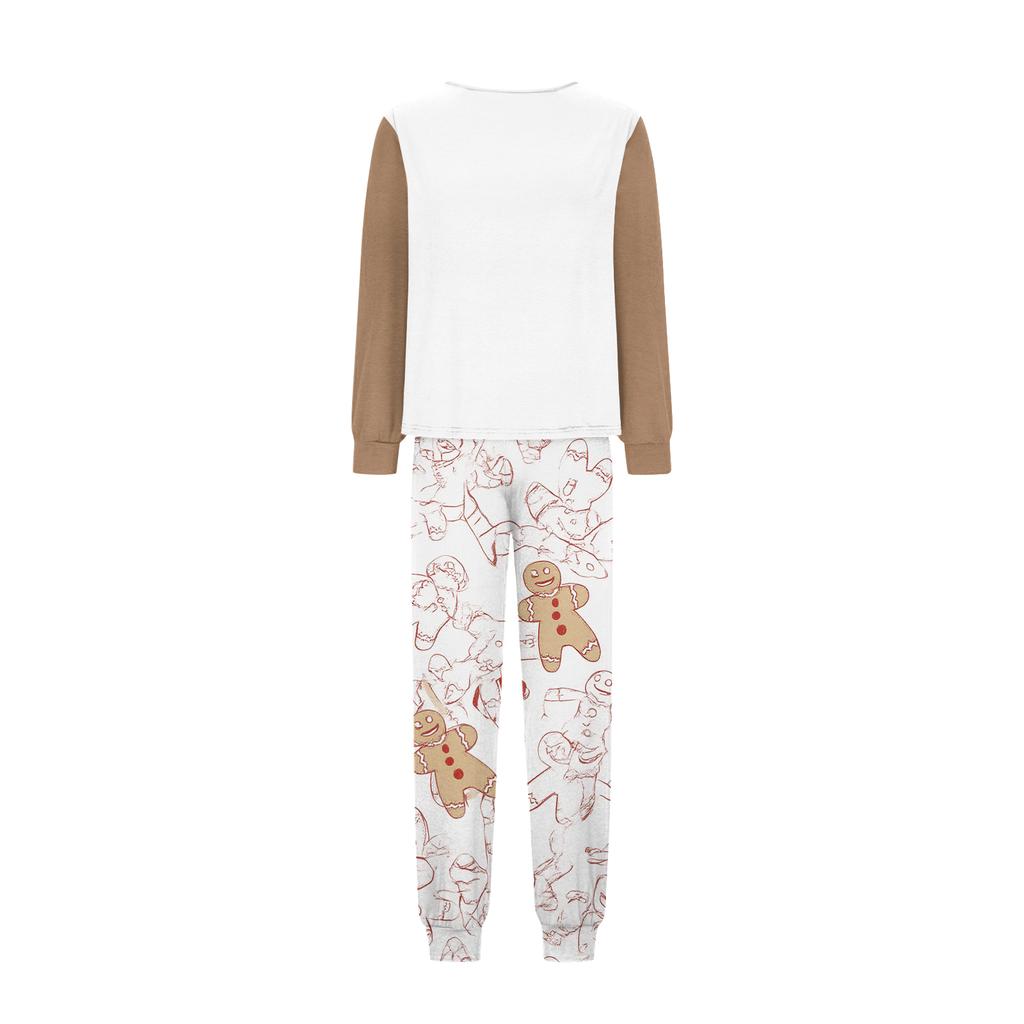 Christmas Print Parent-child Long-sleeved Pajamas Set Home Wear