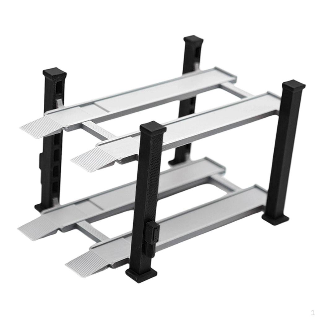 1/64 Diorama Car Display Case Alloy Model Toy Stand Simulation Decorative Mini