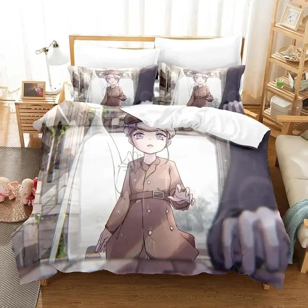 

Game Deemo Ii Printed Bed Set Duvet Cover Pillowcase Bedding Set Bed Linen Sheet Quilt Cover Full Queen King Size 3D Anime Bed EU Single(135*200cm)3pcs