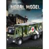 1/32 Injection Molding Military Multifunctional Vehicle Medical Sound and Light Mainan Pullback Car Boy Gift