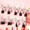 9pcs BTS Arirang World Tour Acrylic Keychain, Bangtan Boys Suit Style Member & Group Charm with Logo Tag, Kpop ARMY Fans Bag Accessory