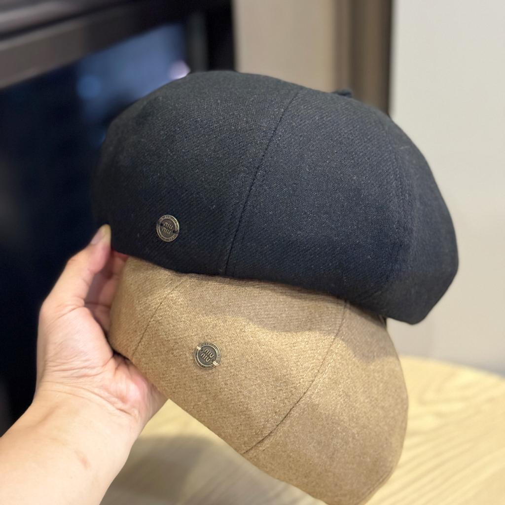 Herbst Vielseitige Retro Baskenmütze Verdickte Warme Wollene Malermütze Wollfilz Damen Baskenmütze Trendy