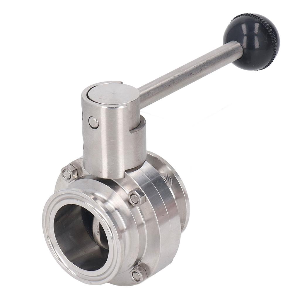 Sanitary Butterfly Clamp Valve with Silicone Washer Stainless Steel Clamp Butterfly Valve