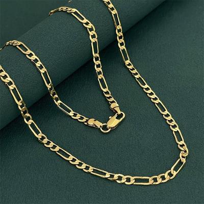Χρώμα Χρυσό Πλάτος 4mm Ιταλική Κατασκευή Χειροποίητο Κολιέ Για Γυναίκες Και Άνδρες Αλυσίδα