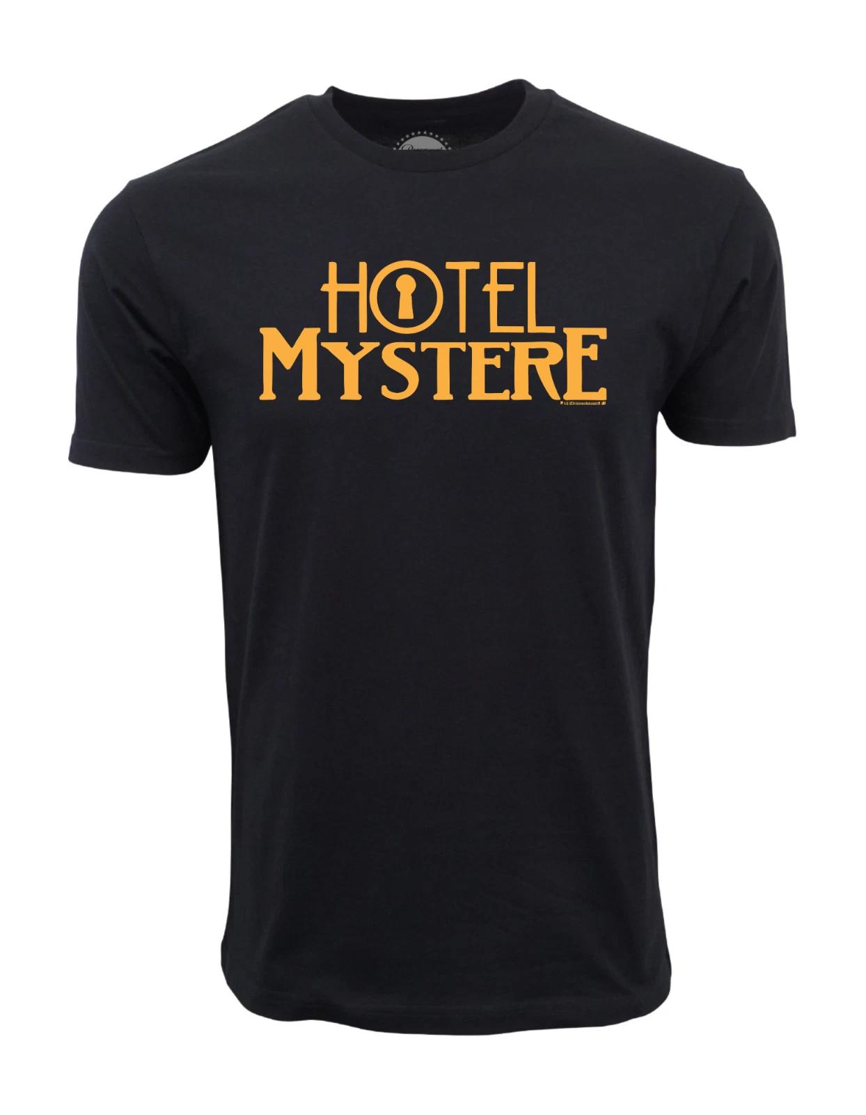 Unisex Adult Casual Graphic HOTEL MYSTERE GRAPHIC T SHIRT T-Shirt XXXL