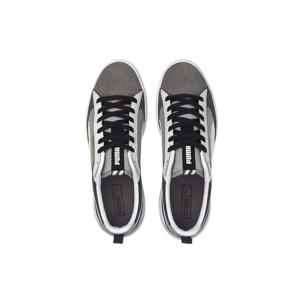 Puma Suede Series Block Wt Foam Strip 2 Casual Low-Top Sneakers Unisex Sneakers Gray White 383895-01