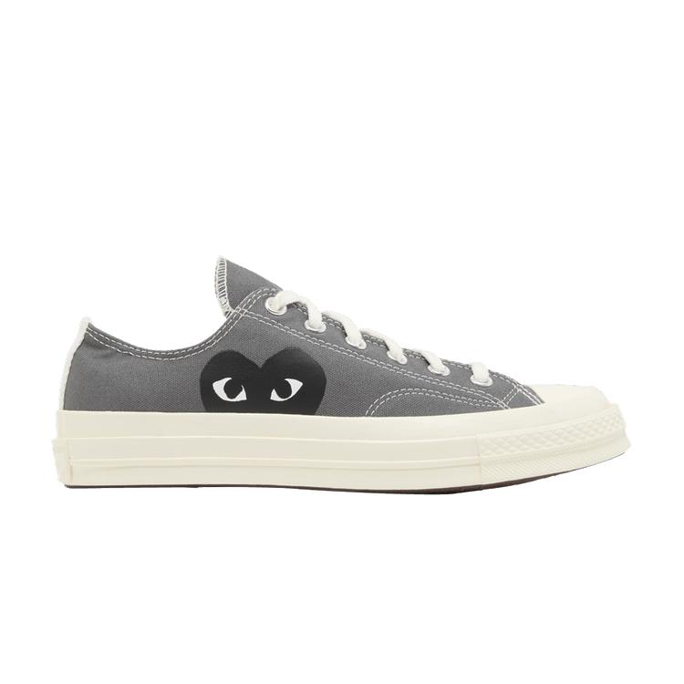 Comme des Garçons PLAY x Converse Chuck 70 Low Steel Gray 36.5