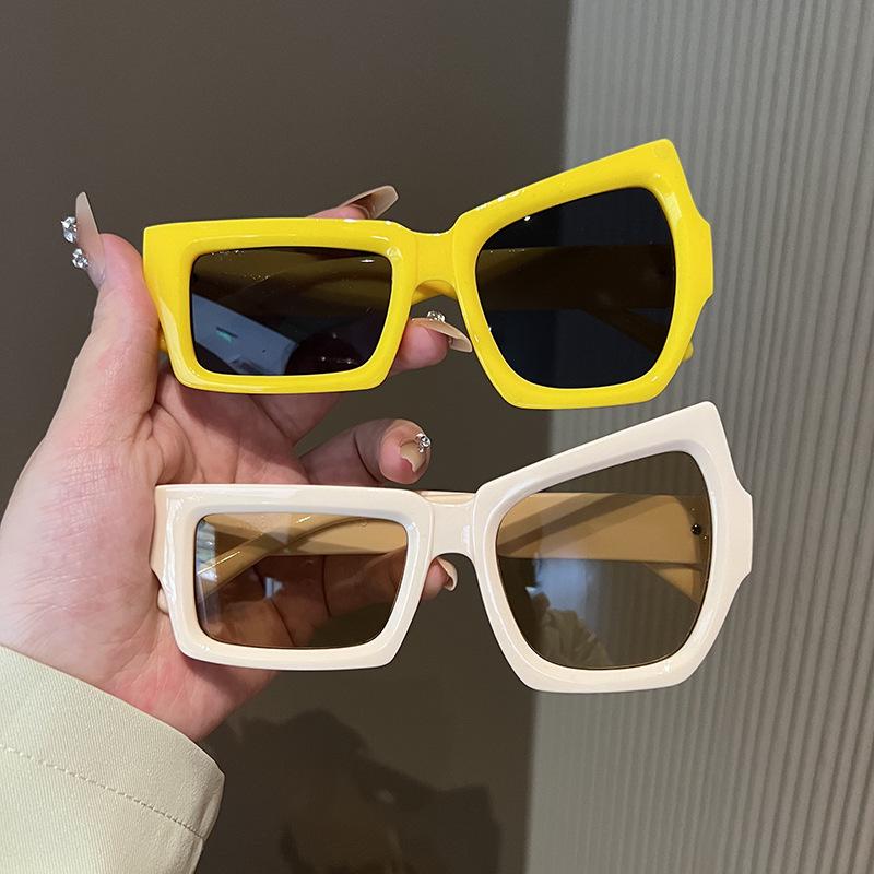 Quirky Irregular Sunglasses - Unisex European & American Fashion, UV Protection