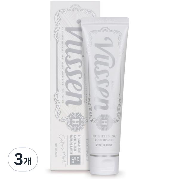

Osstem Busen New H Отбеливающая зубная паста со вкусом цитруса и мяты, 120 г, 3 шт.