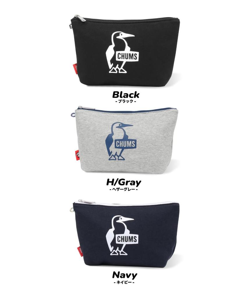 CHUMS Booby Print Tasche, Kosmetiktasche, Kleinteile-Etui CH60-3828 (G005: Heather Gray)