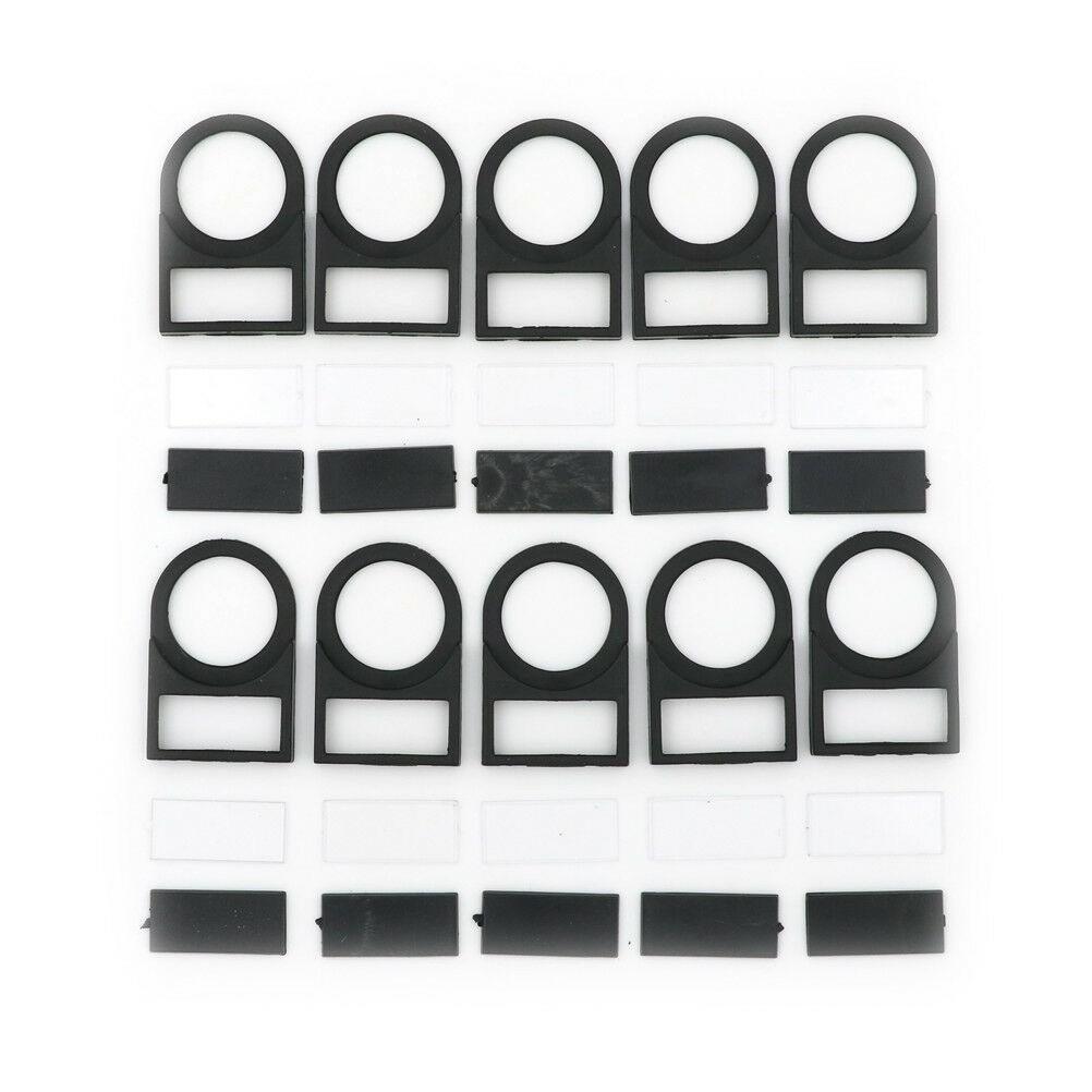 100pcs Push Button Switch Panel Label Frame Push Button Mounting Size 22mm