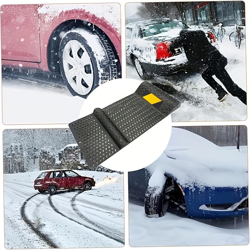 [Durable PE Material Parking Aid] 1pc Anti-Slip Car Parking Guide Mat, Universal Fit for Garage Vehicle Safety & Precision Parking Aid