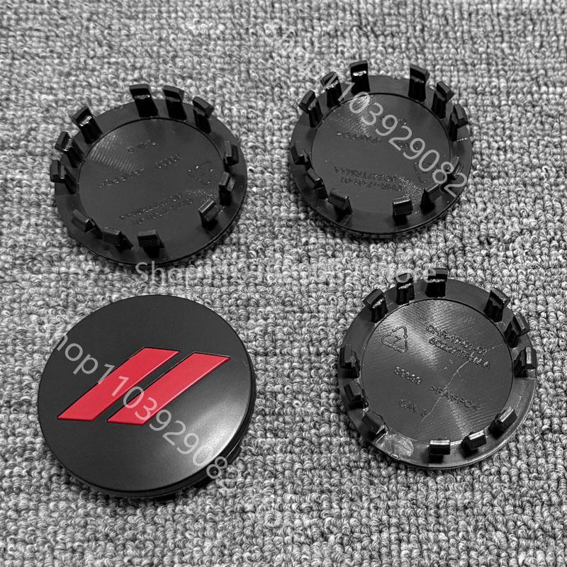 4 Stück 63mm SRT Radnabenkappen für Dodge Nitro Caliber Challenger Charger Journey Caravan Durango Chrysler 300 Auto-Radkappen