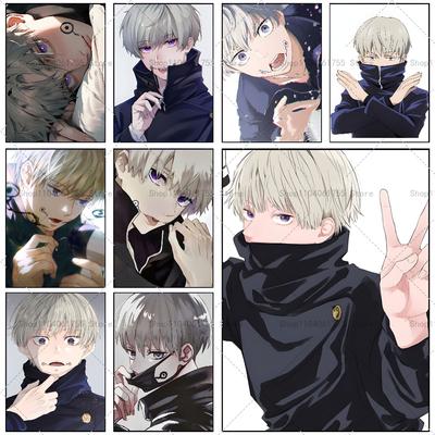 1PC Anime Jujutsu Kaisen Inumaki Toge Poster Self-adhesive Art Waterproof Paper Sticker Coffee House Bar Room Wall Decor