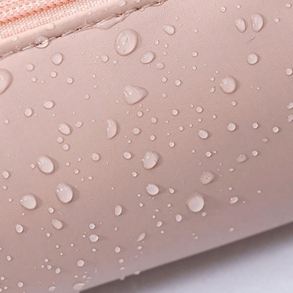 High Capacity Portable Lipstick Cosmetic Bag Mini Key Coin Purse PU Leather Bag For Jewelry Makeup Travel Toiletry Organizer Essentials