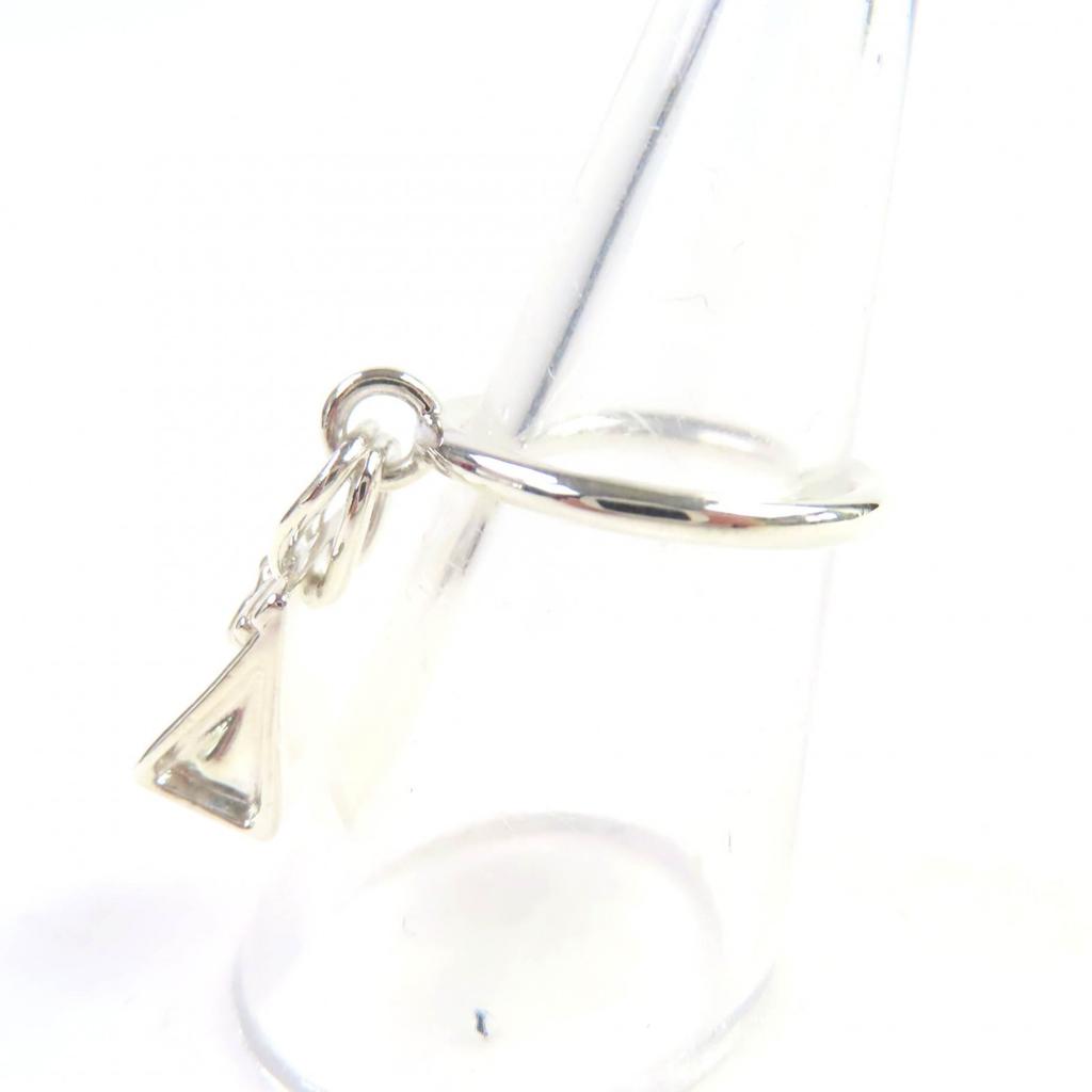 Excellent HERMES Ring Amulet Birkin Silver 925 Women Used