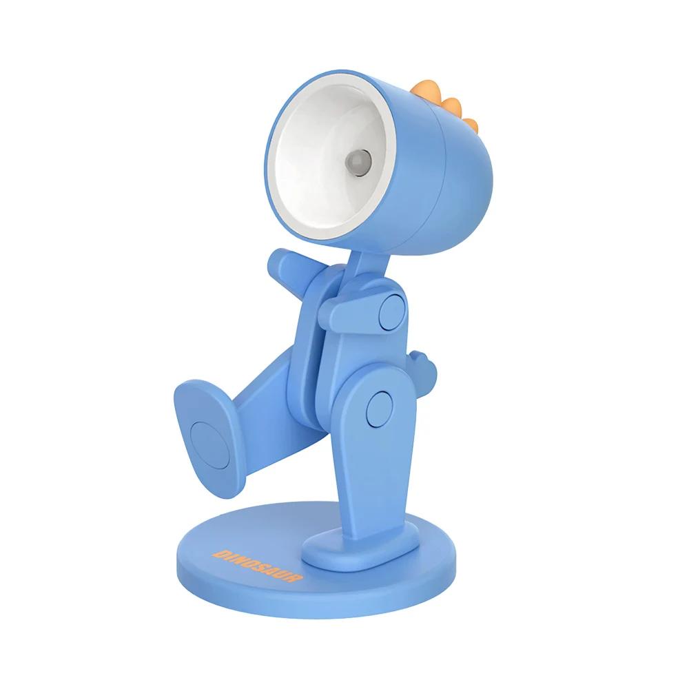 LED Night Light Cute Pet Light Cartoon Dog Deer Dinosaur Folding Mini Table Lamp Kids Room Bedside Bedroom Living Room Decor