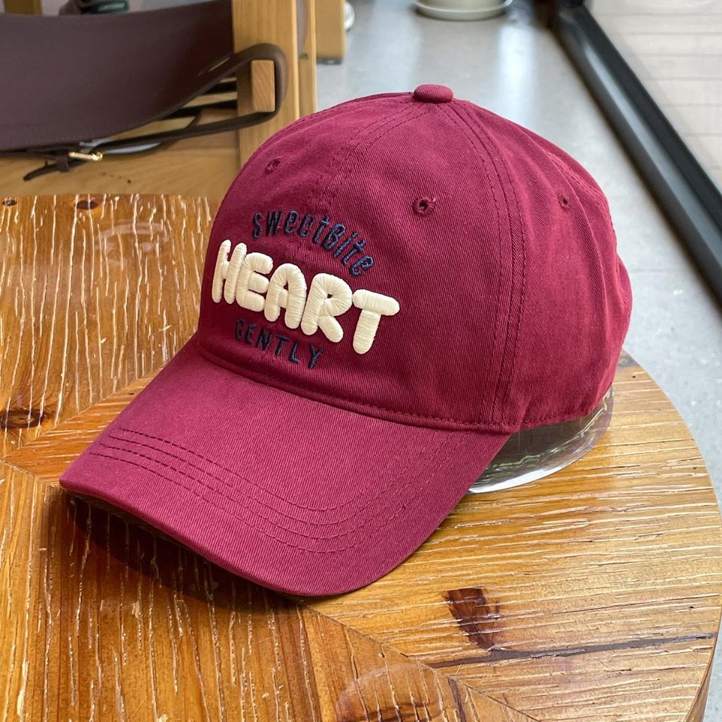 Fashion Hat Japanese New Soft Top Embroidered Baseball Cap Women's Four Seasons Couple Shade Sunscreen Street Dance Cap Men's Trend Brand