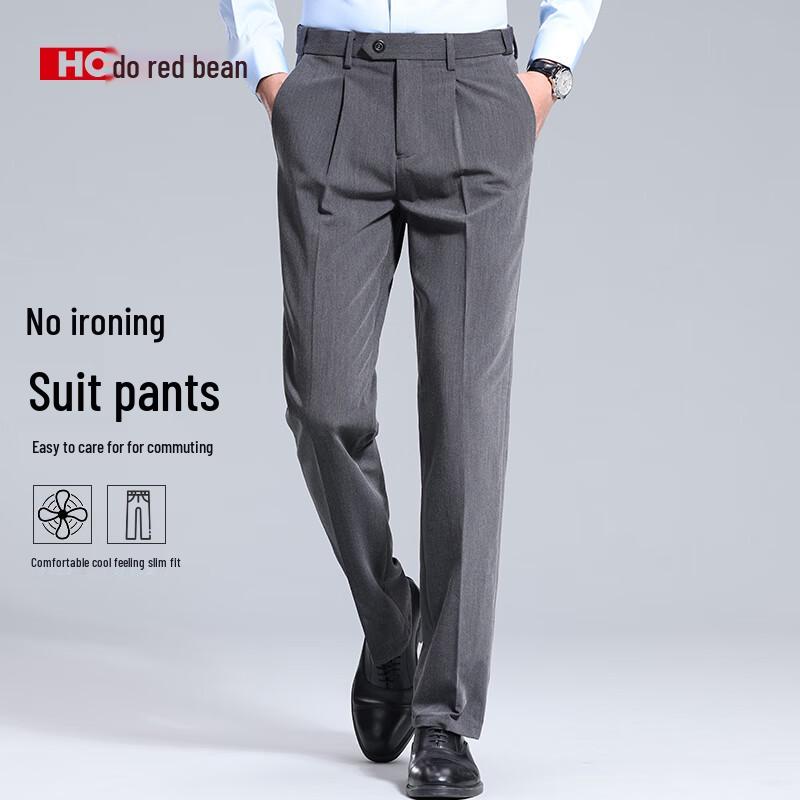 

Men s Wrinkle-Free Business Straight-Leg Pants 35