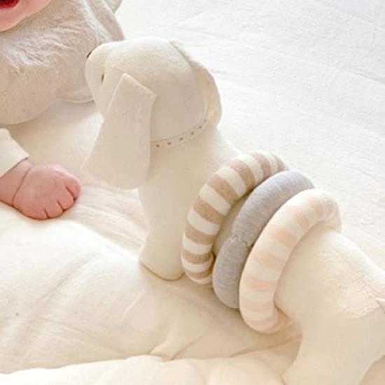 BIO GARTEN Bio-Baumwolle Stofftier Ring Dackel Hund