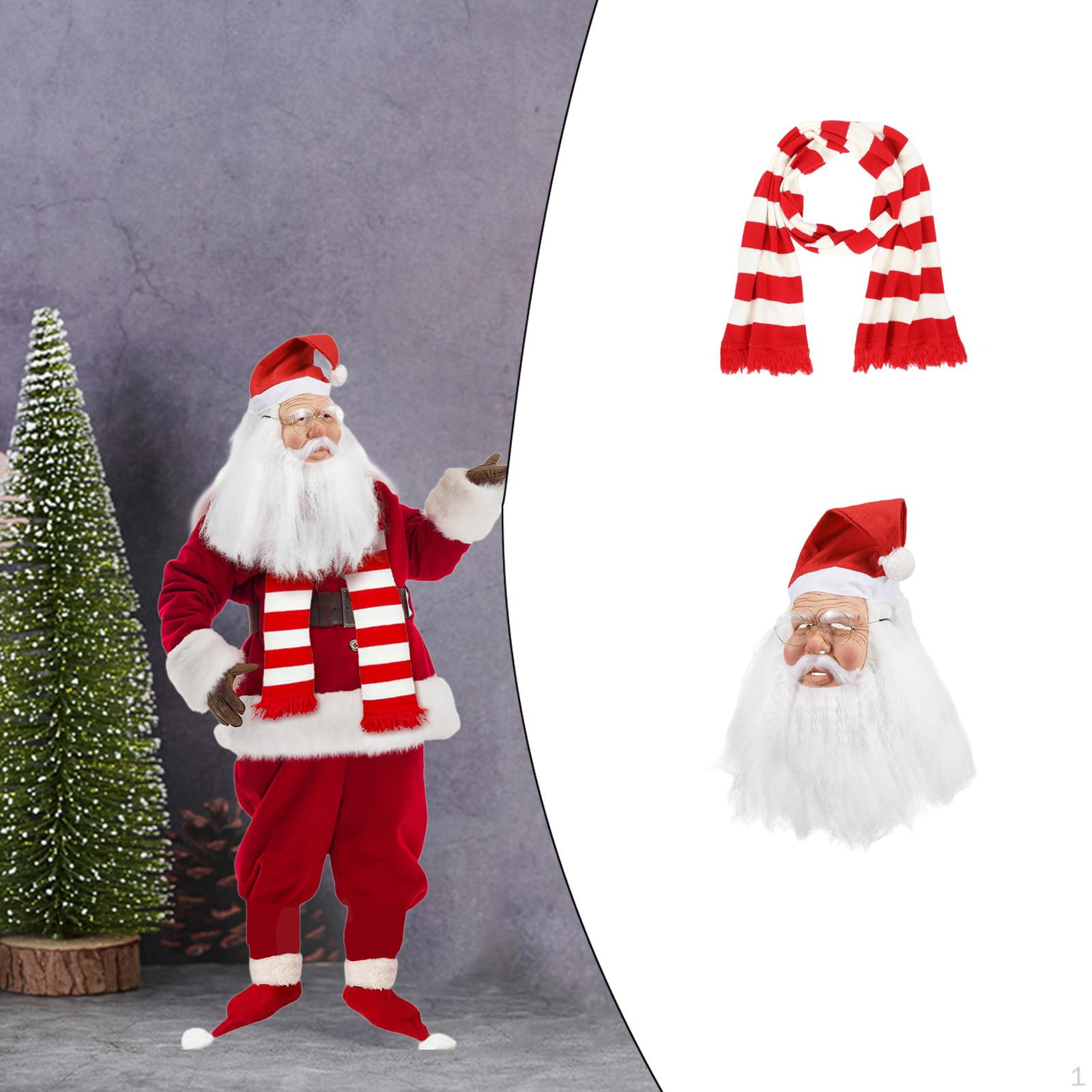 

Маска Санта-Клауса дышащая косплей для вечеринки аксессуары для костюма No Socks