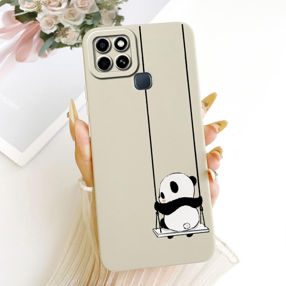 For Infinix Smart 6 X6511 X6511B X6511E Cute Cat Flower Cartoon Phone Case For Infinix Smart6 Shockproof Soft Silicone Bumpers