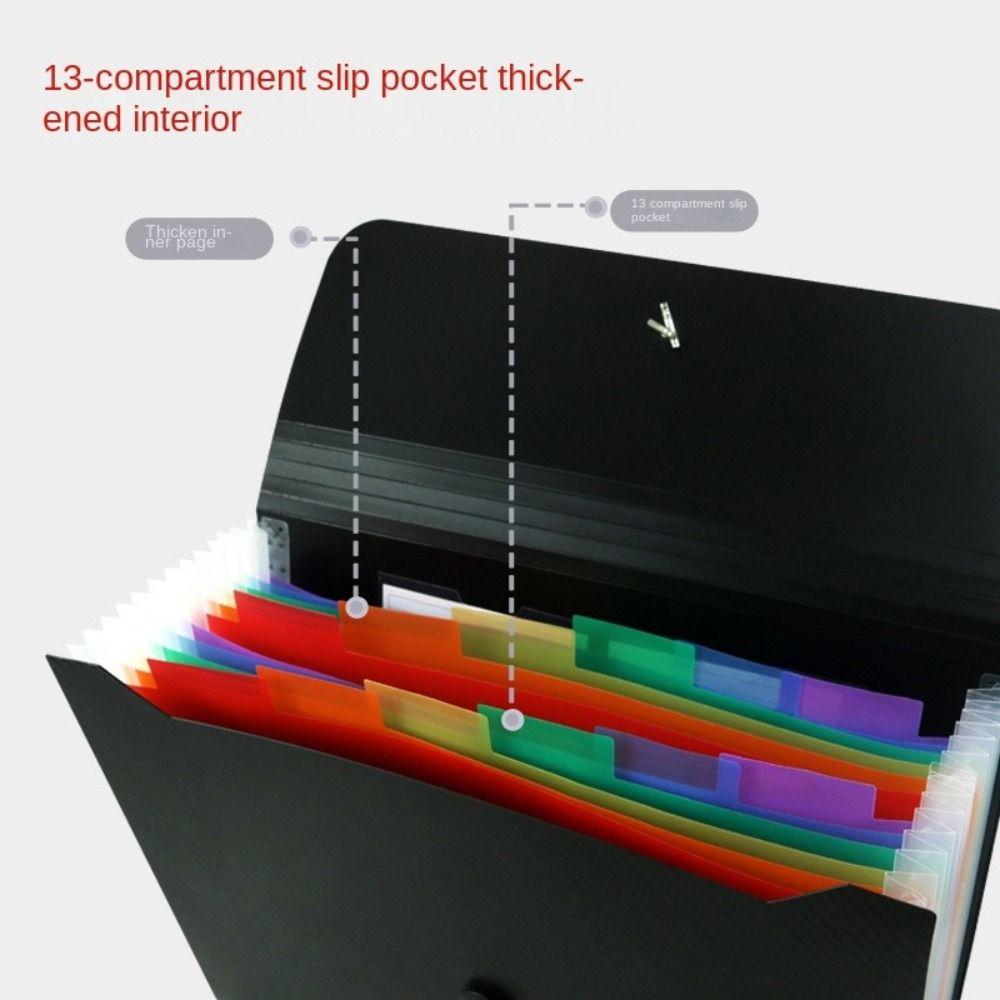 Multi-layer Exam Paper Organizer Expanding File Storage Holder Test Paper Storage Bag  Stationery