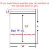 30-100pcs/bag 4*6/5*7/6*8/7*10/8*12cm Zipped Lock Reclosable Plastic Poly Clear Bags Bulk Jewelry Craft Accessory Packaging