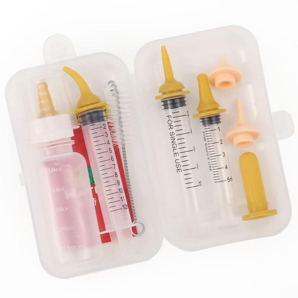 with Silicone Nipple Newborn Pet Feeding Bottle Kit Water Feeder Feeding Bottle Kit Cat Feeder