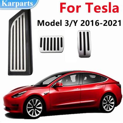 AT Car Pedals for Tesla Model 3 Model Y 2017 2018 2019 2020 2021 Fuel Gas Pedal Brake Pedale Cover Accessories