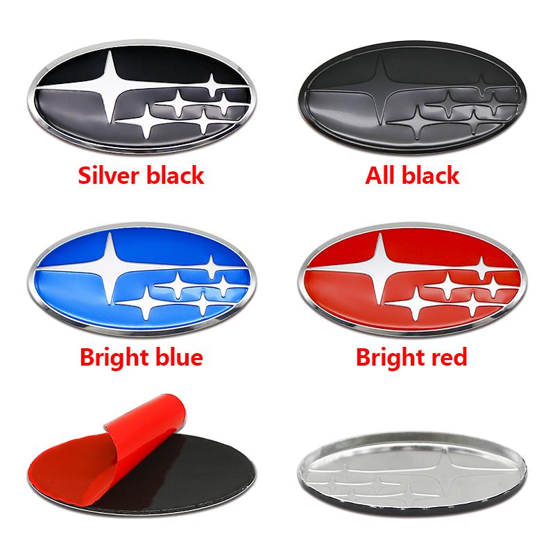 For Subaru WRX Forester XV Outback Impreza STI Legacy Tribeca 5.8cm Subaru Car Steering Wheel Logo Badge Sticker Emblem Decals rgw1