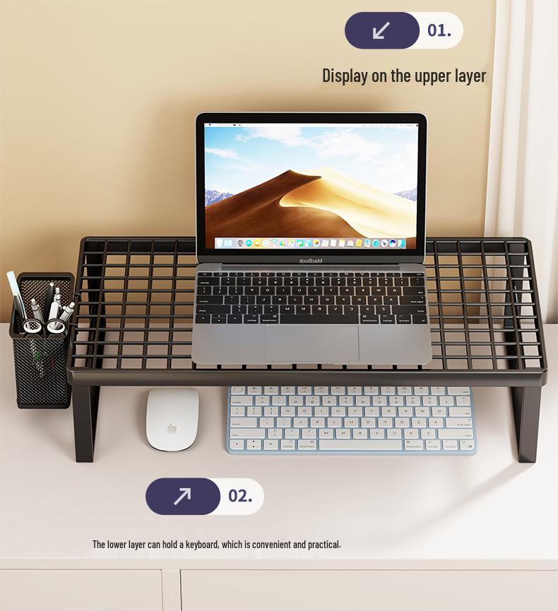 Adjustable Desktop Laptop Cooling Stand and Display Rack