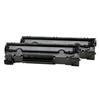 HP CC388AD Original Black Toner Cartridge (Double Pack)
