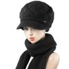 Autumn and Winter Hats for Women Thickened Velvet Warm Woolen Hats Fashionable and Versatile Berets Peaked Caps Knitted Hats