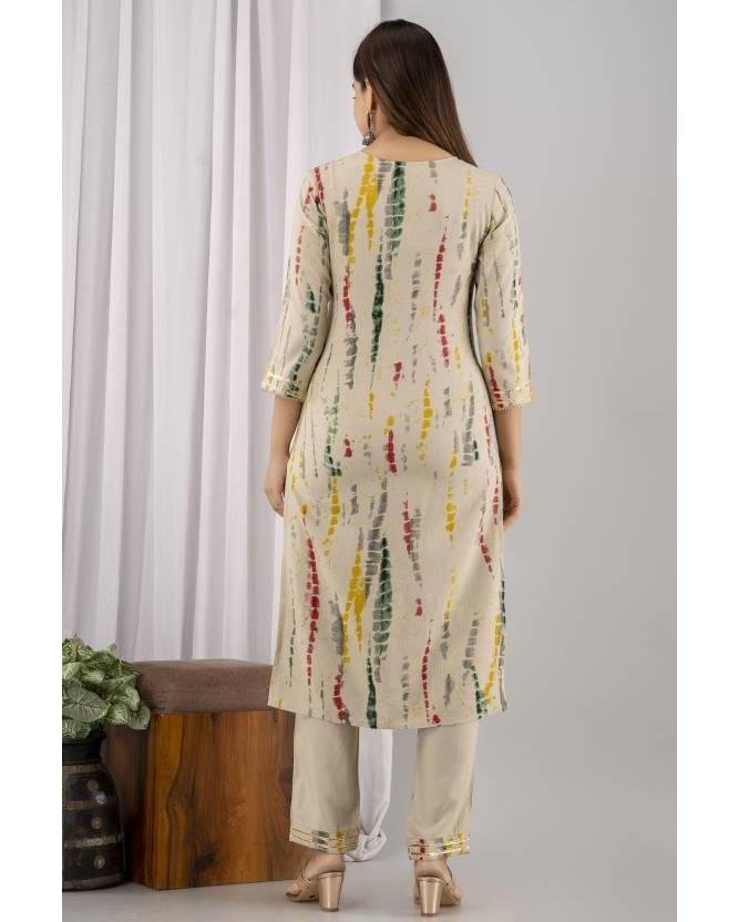 Party Wear Designer Kurta Pant Dupatta Set Indian Women Bollywood Top Tunic Salwar Suit Kurti