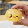 Cartoon Dumpling Squeeze Toy with Steamer, Anxiety Relief Dough Stress Ball Fidget Toy, Stretchy Steamed Bun Sensory Toy for Kids