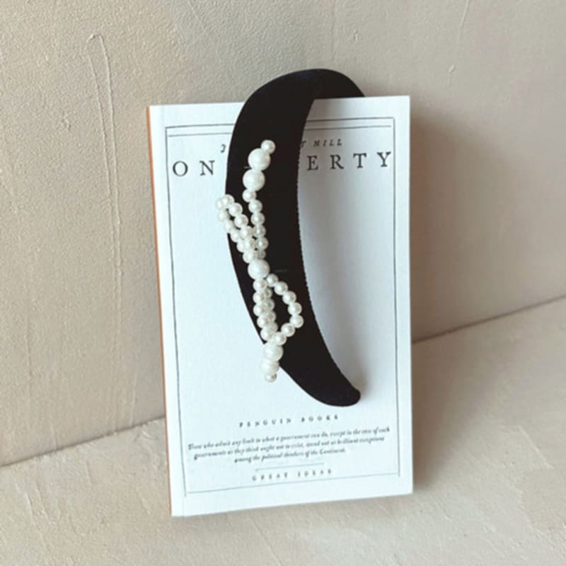 

Любимый существительное Жемчужная лента повязка на голову Black