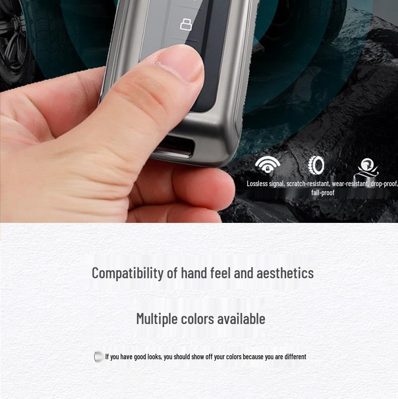 Tank 300 Key Case: Iron Man Shell Buckle, Cyber Style for Men & Women.