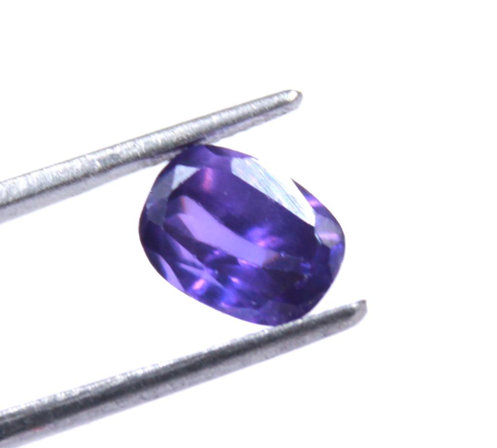 7.40 Carat Amazing Offer Purple Sapphire Cushion Shape Kashmiri Certified Gemstone SN41