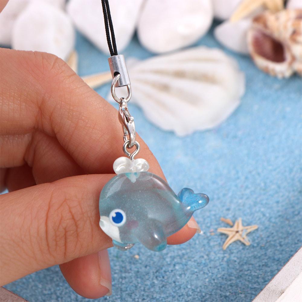 Keychain Phone Hanging Rope Sea Creature Mobile Phone Chain Fish Phone Chain  Phone Charms