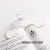 ins transparent treasure cover head book clip book clip practical note clip student fixed book clip ticket clip reading book