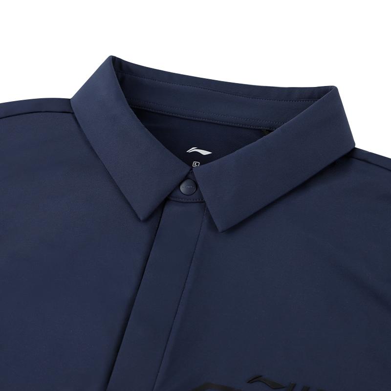 Li Ning Fitness Series Sun Protection Breathable Cool Dry Short Sleeve Polo Shirt Unisex Polo Shirts APLV285-5