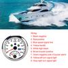 85mm 200kmCelsiush GPS Speedometer 0‑8000rpm Tachometer Gauge LCD Red Backlight Waterproof for 12VCelsius24V Car Boat Yacht RV Truck