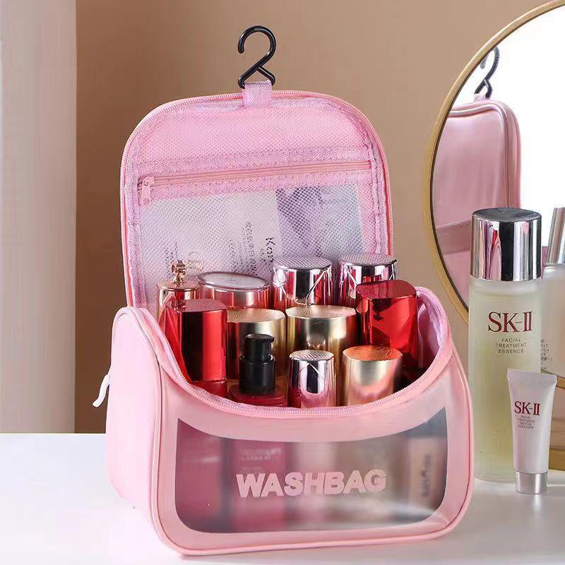 Portable Large-Capacity Waterproof Transparent Makeup & Toiletry Bag