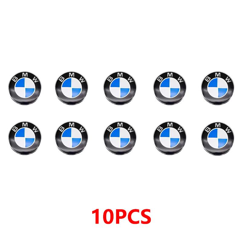 11mm 14mm Car Styling Remote Key Emblem Stickers Logo Decals For BMW E46 E90 F10 F30 G20 X1 X3 X5 M Performance 50th Anniversary