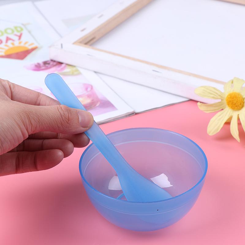 2 in 1 hausgemachte Make-up DIY Gesichtsmaske Schüssel Stick Kosmetik-Tool-Set
