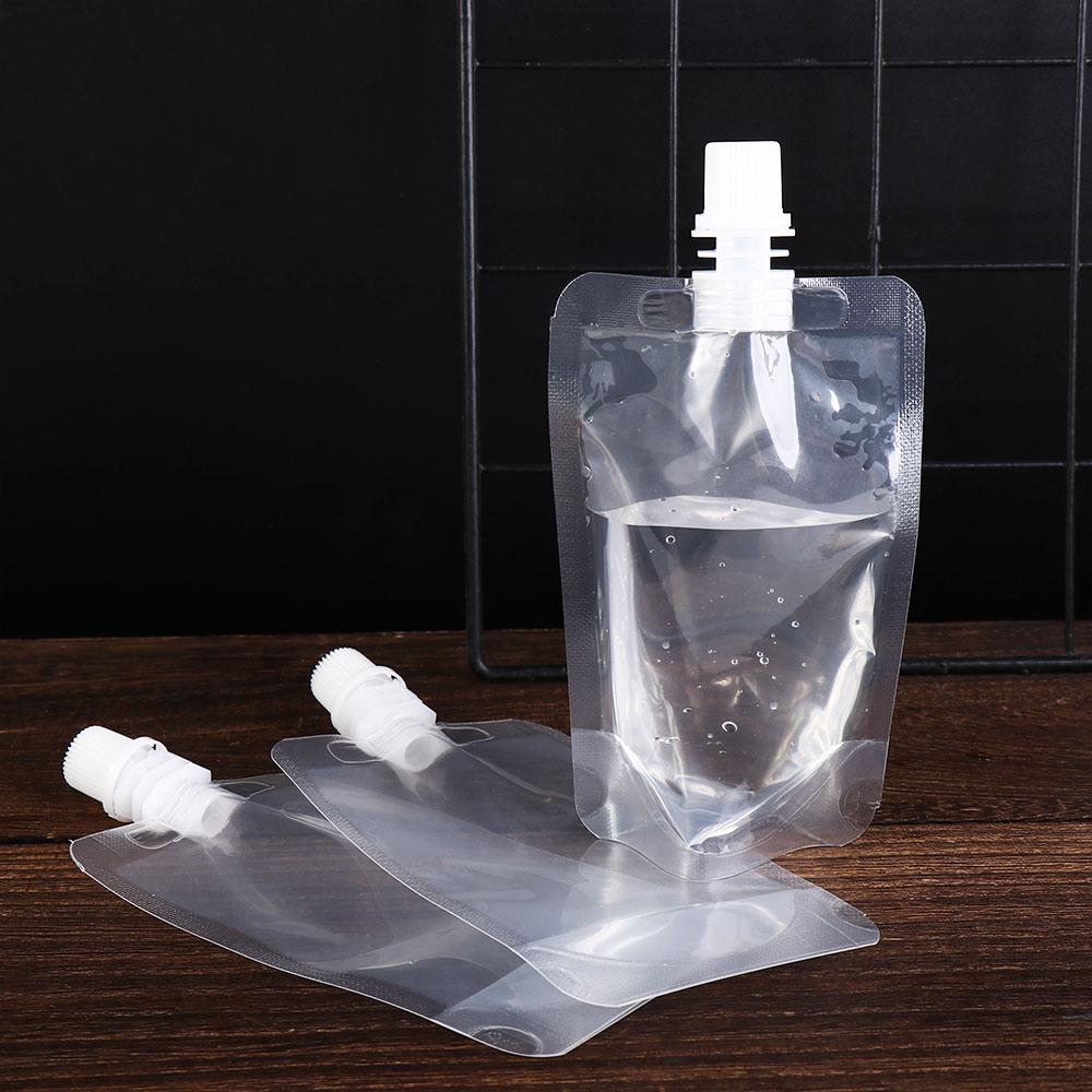 Refillable Squeezable for Travel Party Drink Pouch Liquid Containers Soybean Milk Juice Pouches