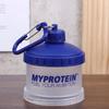 1/2/3 Tier Portable Protein Powder Box Fitness Supplement Bottle Funnel Powder Box Handle Layered Storage Pill Box Snack Jar