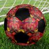 1PC Lamine Yamal Génie taille 5 ballon de football PrahaBallon de football en salle Coloré Tous les âges Cousu à la machine PVC Prêt pour la compétition Durable Haut rebond