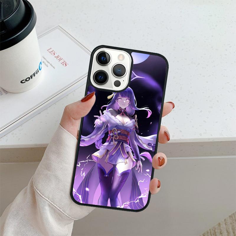 Genshin Impact RAIDENSHOGUN Phone Case For iPhone 17 Air 16 pro max 15 14 plus 12 13 Shell Cover coque